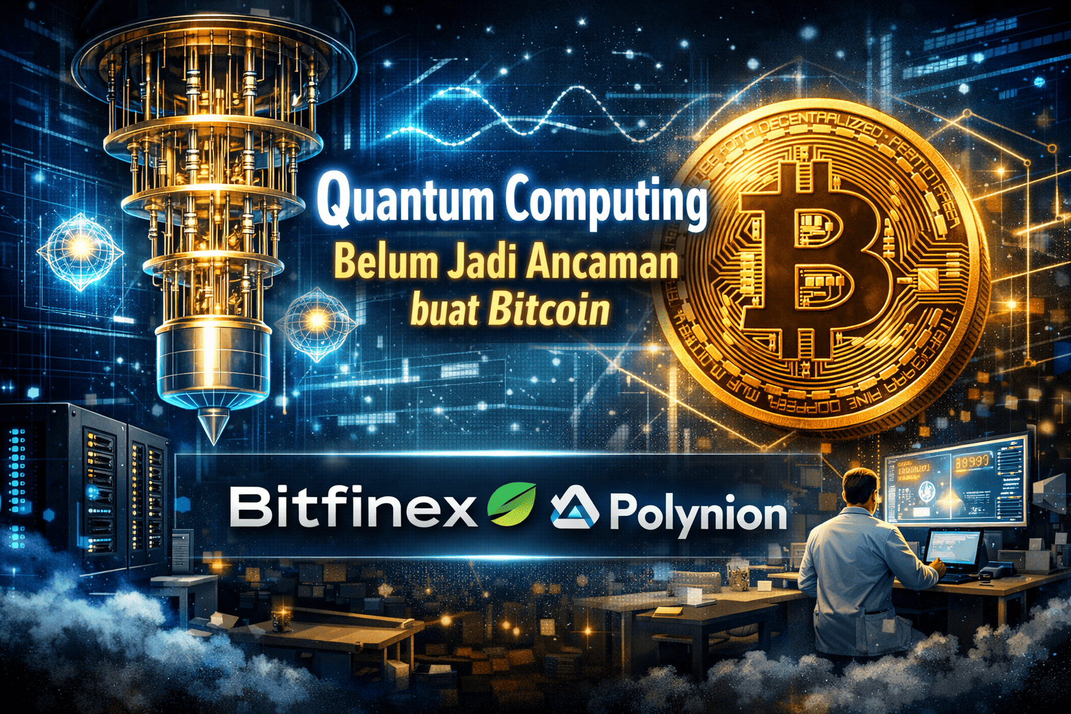 Bitfinex: Quantum Computing Belum Ancam Bitcoin