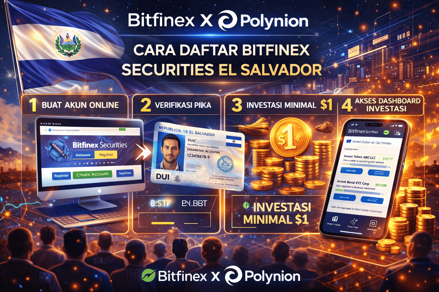 Cara Daftar Bitfinex Securities El Salvador